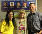 Donna D'Amato Donna Floyd owner of Wave 94.1 fm and Doug Apple station Manager